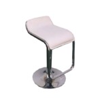 Silla sin respaldo cromada